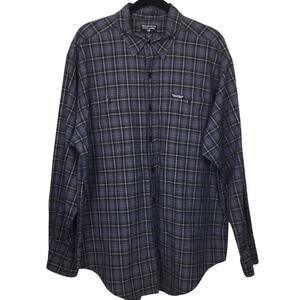 Polo Jeans CO  Ralph Lauren Preppy Casual Plaid Button Down Cotton Shirt Men XL
